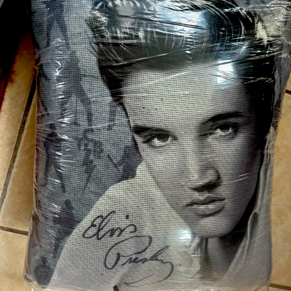 Elvis throw pillow Never opened!